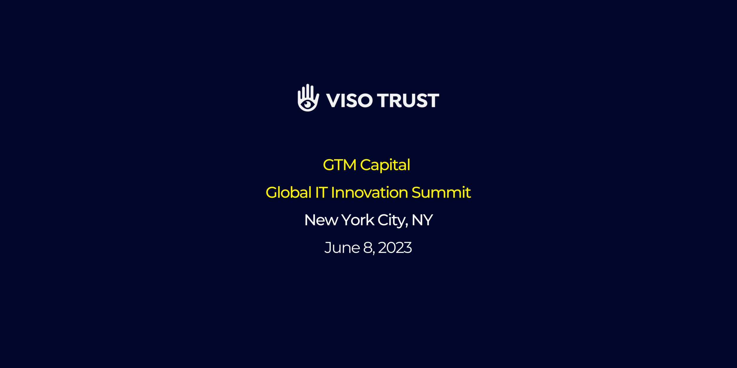 GTM Capital Global IT Innovation Summit